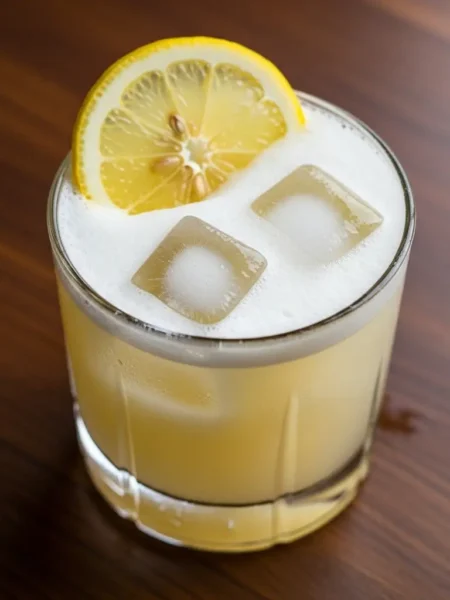 Vodka Sour pronto da servire.